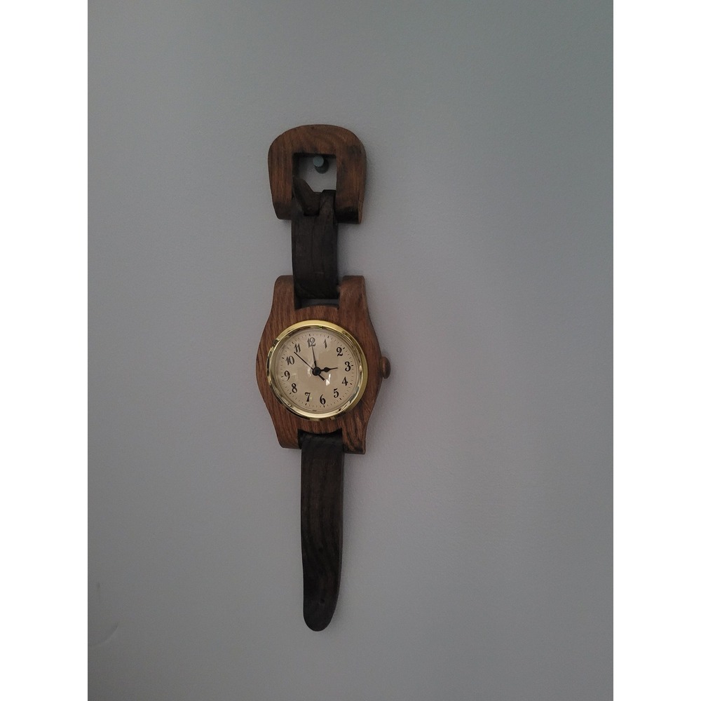 Vintage Wooden Wall Clock, Watch Design, Rustic Home‎ Decor, Unique Timepiece